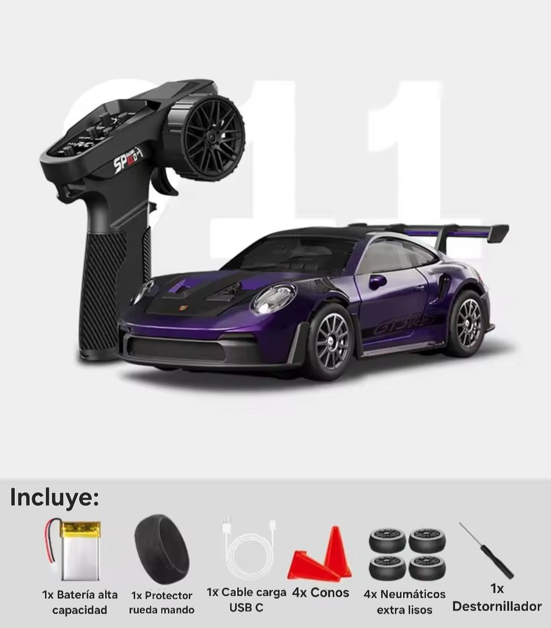 Mini Porsche Turbo Drift 1:43