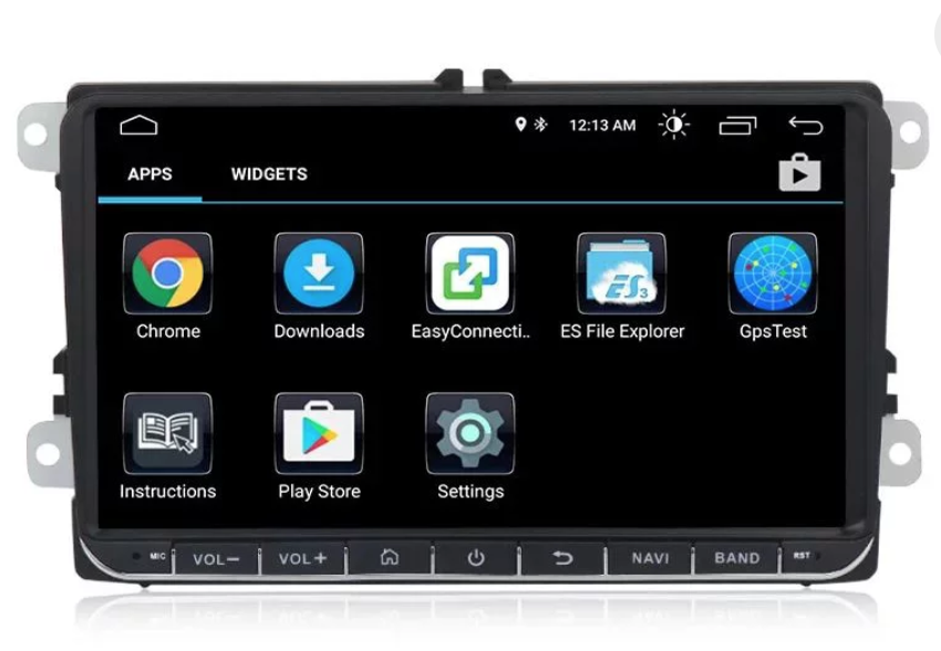 Pantalla Android 9 pulgadas Seat VW Skoda