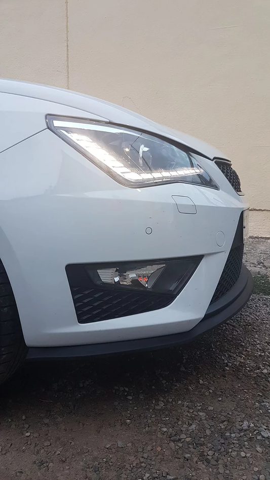 Lip negro montado en Seat Ibiza 6j 6p