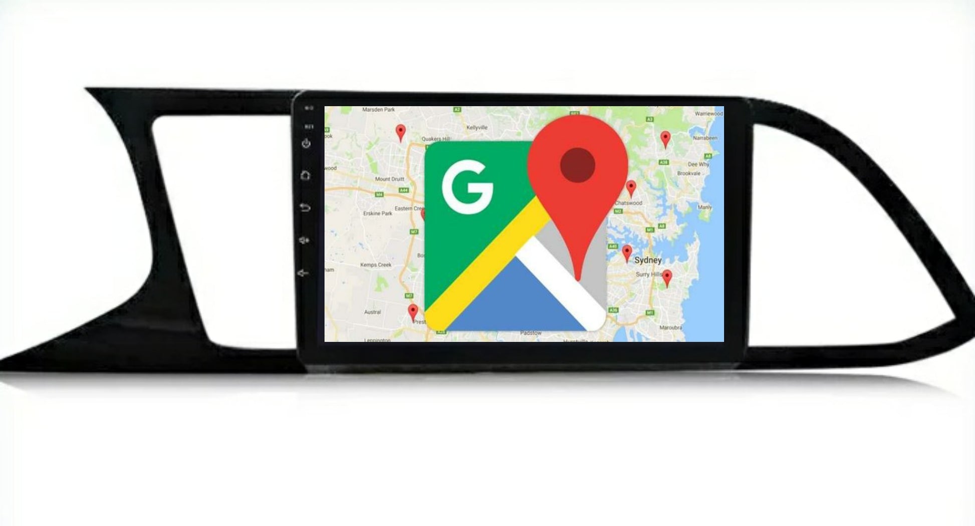 Pantalla android 9 pulgadas Seat León mk3 Google maps