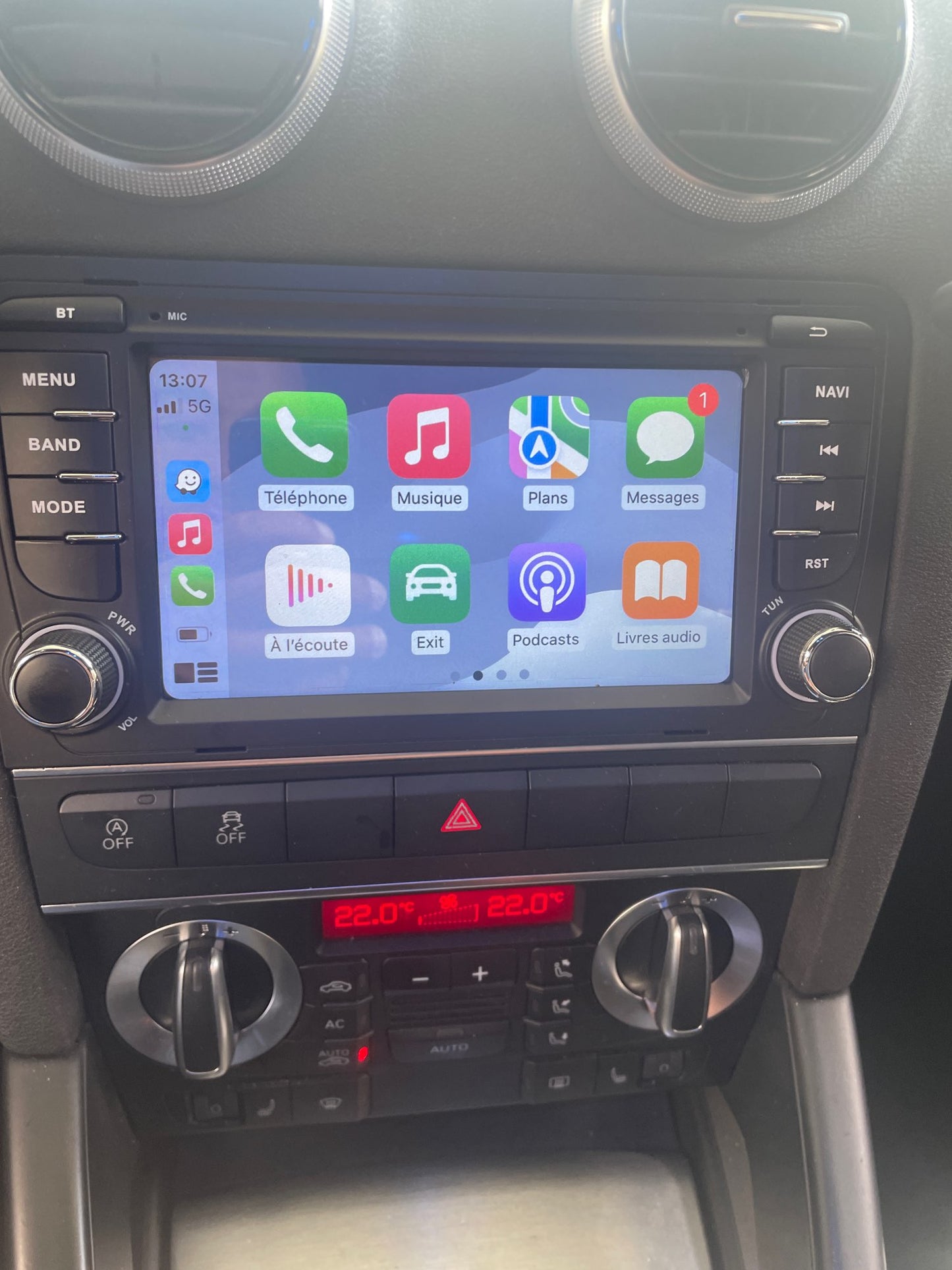 Pantalla Android Audi A3 S3 RS3 8P (2003-2011)