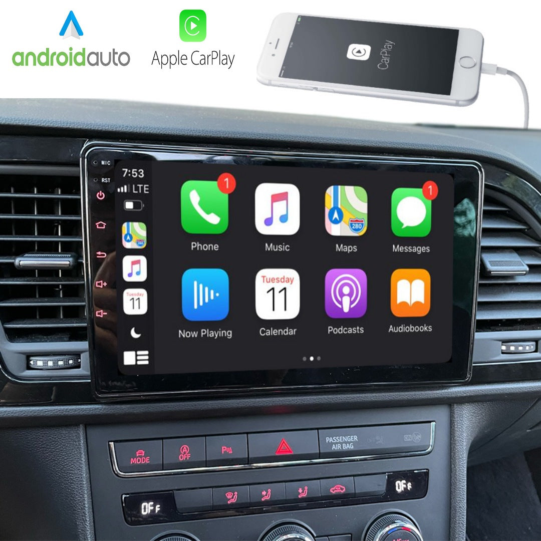Radio Android 9 pulgadas para Seat León 2 