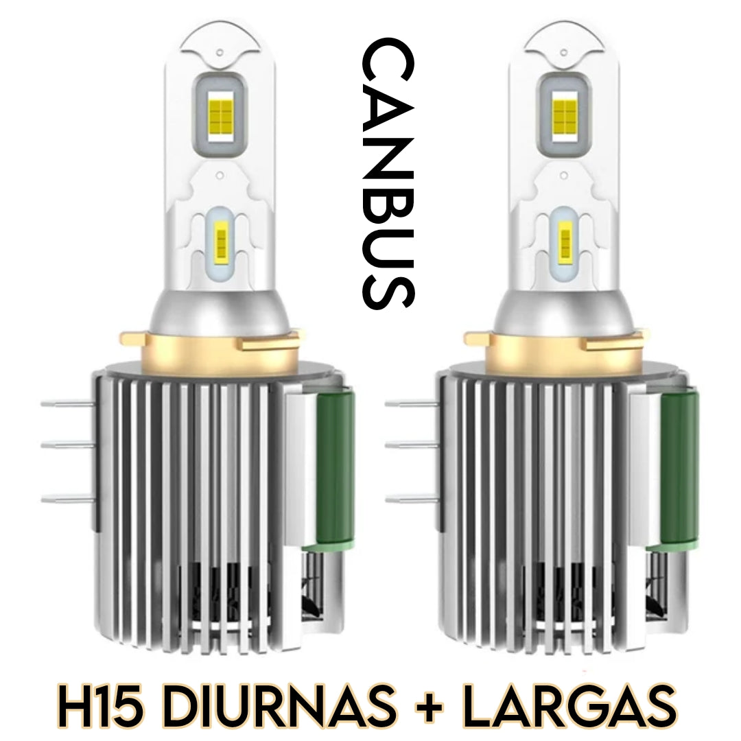 Kit LED H15 diurna+largas