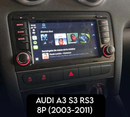 Pantalla Android Audi A3 S3 RS3 8P (2003-2011)