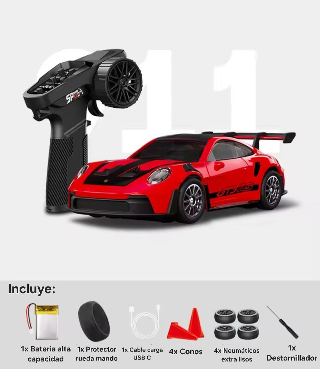 Mini Porsche Turbo Drift 1:43