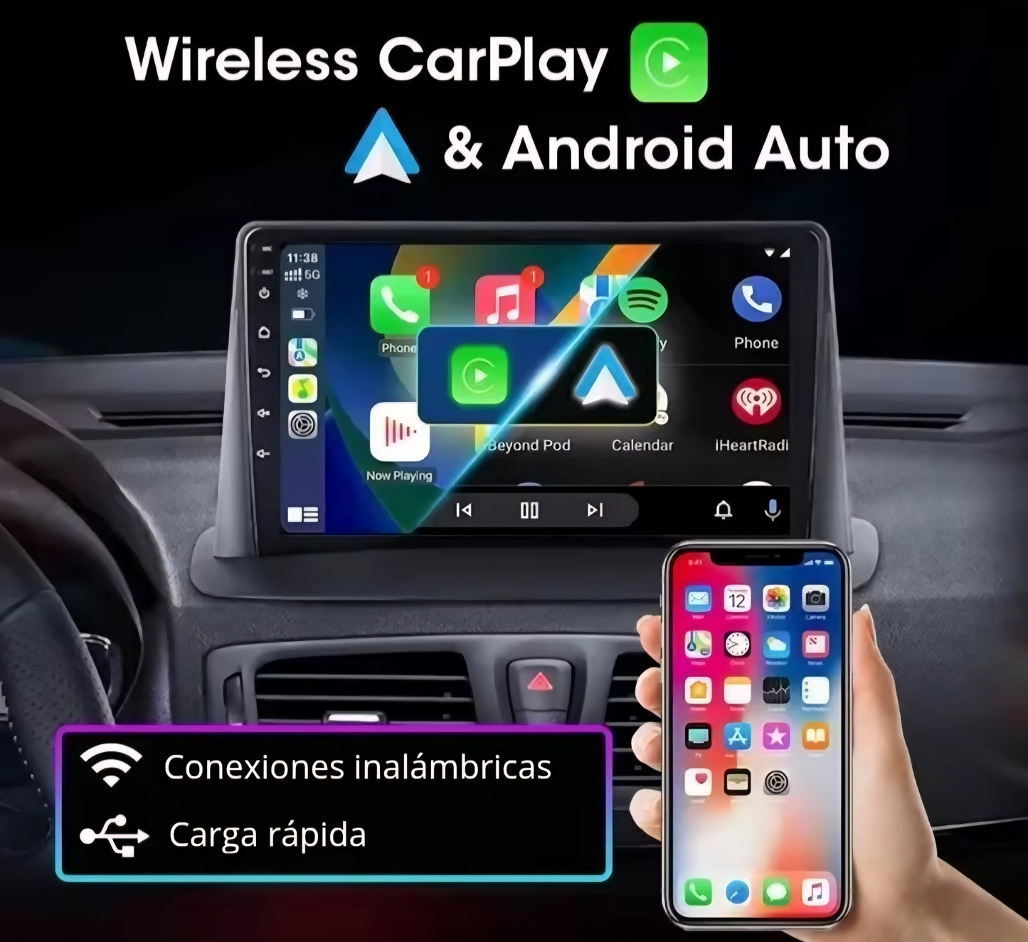 Pantalla android Renault Megane 3 /Fluence