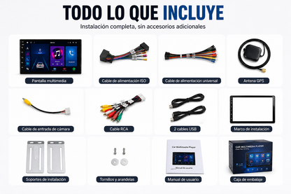 Radio Android 2Din universal (Ibiza 6L,Leon mk1, Nissan, Renault...)