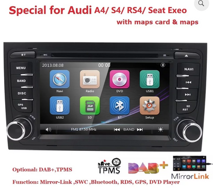 Rdio Android Seat Exeo/ Audi A4 B6 B7